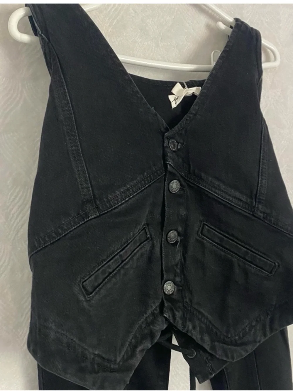 Free People black denim